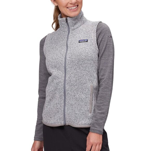 Patagonia Better Sweater® Vest Medium Birch White (Heather Gray) EUC - Picture 4 of 9